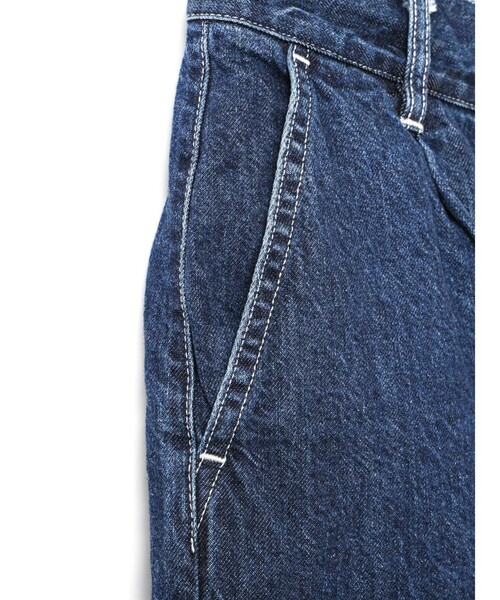 mizuiroind（ミズイロインド）の「mizuiro ind デニムハーフパンツ(BLEACH)（その他パンツ・レディース・ブルー系その他・FREE）」の12枚目の写真