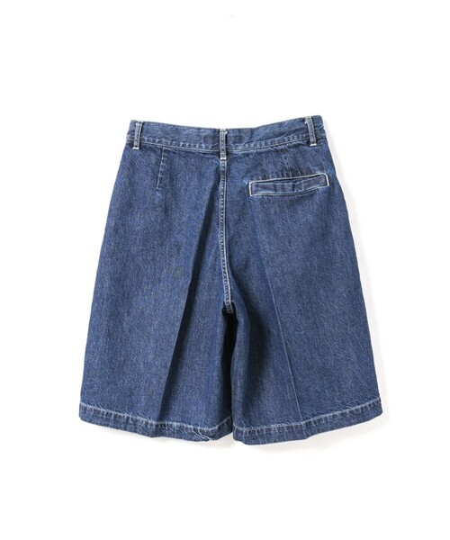 mizuiroind（ミズイロインド）の「mizuiro ind デニムハーフパンツ(BLEACH)（その他パンツ・レディース・ブルー系その他・FREE）」の14枚目の写真