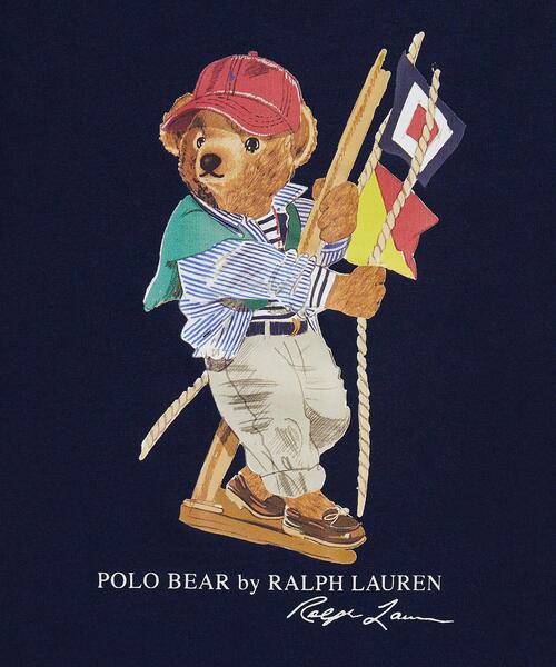POLO RALPH LAUREN CHILDRENSWEAR(ポロ ラルフ ローレン チルドレンズウェア)の「Polo ベア コットン ジャージー Tシャツ(Tシャツ/カットソー・キッズ・ネイビー系1・XL/S/M/L)」の4枚目の写真