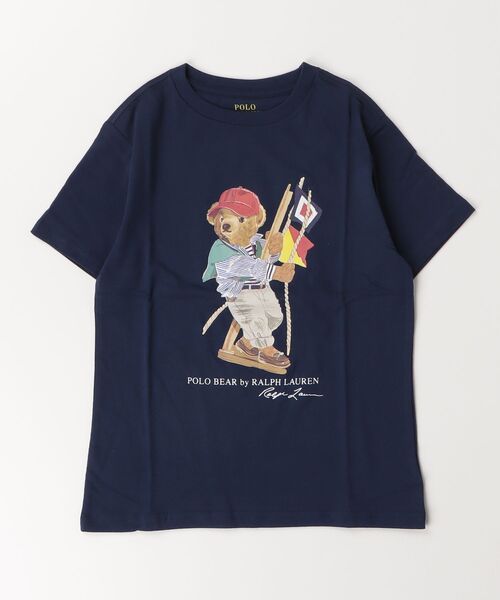 POLO RALPH LAUREN CHILDRENSWEAR(ポロ ラルフ ローレン チルドレンズウェア)の「Polo ベア コットン ジャージー Tシャツ(Tシャツ/カットソー・キッズ・ネイビー系1・XL/S/M/L)」の3枚目の写真