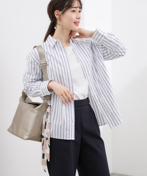 grove(グローブ)の「◆フラップスカーフ付ワンショルダー(ショルダーバッグ・レディース・ナチュラル/シルバー系その他/ブラック・00)」の4枚目の写真