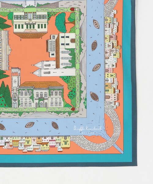 green label relaxing（グリーンレーベルリラクシング）の「＜Dieffe Kinloch＞コットン プリント ハンカチ（バンダナ/スカーフ・メンズ・ライトブルー/ケリーグリーン/ネイビー/イエロー/パープル/その他1・FREE）」の8枚目の写真