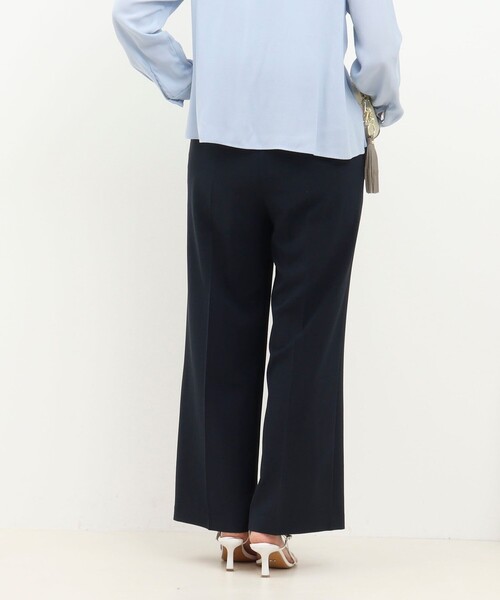 MICO COULIER（ミコクリエ）の「《UVカット・接触冷感》ハイストレッチパンツ（その他パンツ・レディース・グレイッシュベージュ/ネイビー・38/36）」の8枚目の写真