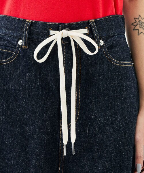 EDITION（エディション）の「インディゴデニム ドローコードパンツ（デニムパンツ・レディース・ネイビー・38/36/34）」の7枚目の写真
