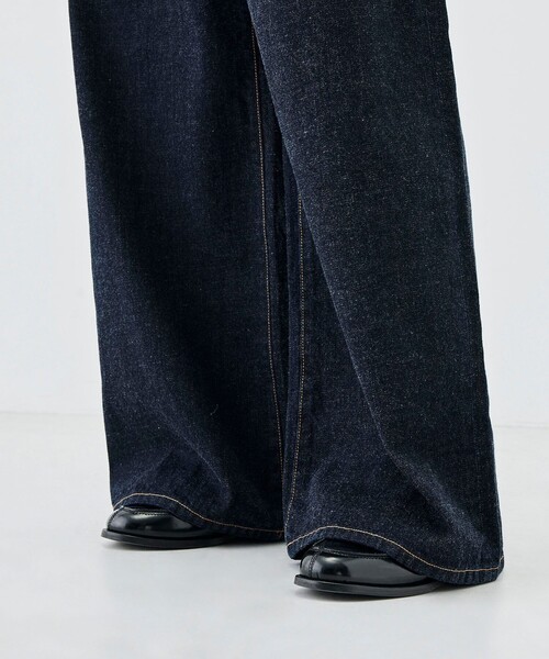 EDITION（エディション）の「インディゴデニム ドローコードパンツ（デニムパンツ・レディース・ネイビー・38/36/34）」の11枚目の写真