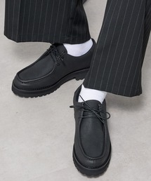 HAUS（ハウス）の「【HAUS】CHUNKY SOLE TYROLEAN SHOES チャンキーソール厚底チロリアンシューズ（モカシン/デッキシューズ）」