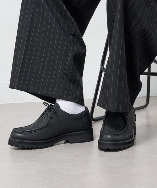 HAUS(ハウス)の「【HAUS】CHUNKY SOLE TYROLEAN SHOES チャンキーソール厚底チロリアンシューズ(モカシン/デッキシューズ・メンズ・ブラック系1/ブラック系その他2・M/L)」の17枚目の写真
