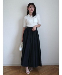 anuans | ケーブルポロニットドッキングワンピース(ワンピース)