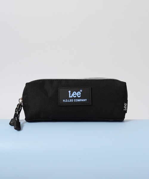 Lee（リー）の「LeeﾎﾟﾘﾗﾊﾞｰﾜｯﾍﾟﾝWﾌｧｽﾅｰﾎﾟｰﾁ（ポーチ・メンズ・ブラック系/ブラック・FREE）」の2枚目の写真