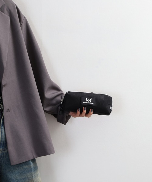 Lee（リー）の「LeeﾎﾟﾘﾗﾊﾞｰﾜｯﾍﾟﾝWﾌｧｽﾅｰﾎﾟｰﾁ（ポーチ・メンズ・ブラック系/ブラック・FREE）」の12枚目の写真