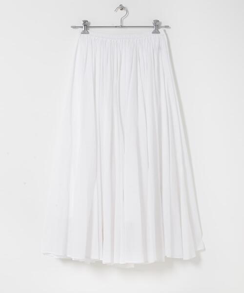 URBAN RESEARCH ROSSO WOMEN（アーバンリサーチ　ロッソ）の「コットンボリュームマキシスカート（スカート・レディース・パープル系その他/ホワイト/ブラック・FREE）」の14枚目の写真