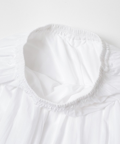 URBAN RESEARCH ROSSO WOMEN（アーバンリサーチ　ロッソ）の「コットンボリュームマキシスカート（スカート・レディース・パープル系その他/ホワイト/ブラック・FREE）」の10枚目の写真