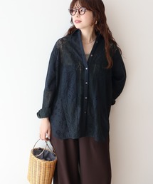 AMERICAN HOLIC | レースパッチワークシャツ(シャツ/ブラウス)