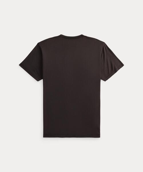 RRL（ダブル アール エル）の「ガーメントダイド ジャージー グラフィック Tシャツ（Tシャツ/カットソー・メンズ・ブラック系1・XXL/XS/XL/M/S）」の7枚目の写真