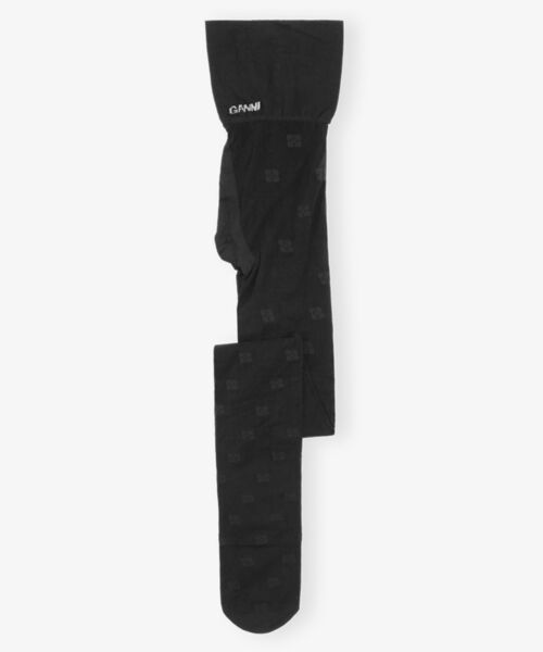 GANNI(ガニー)の「GANNI / ガニー Butterfly Lace Tight(ソックス/靴下・レディース・ブラック・SMALL)」の1枚目の写真