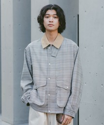 RAGEBLUE（レイジブルー）の「Corduroy Design Hunting Jacket/ 襟コーデュロイハンティングジャケット（ブルゾン）」