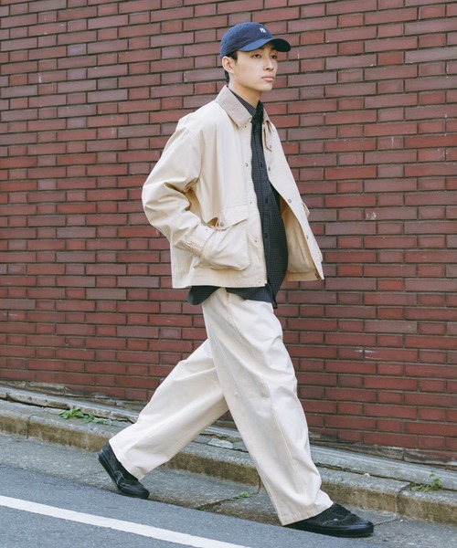 RAGEBLUE(レイジブルー)の「Corduroy Design Hunting Jacket/ 襟コーデュロイハンティングジャケット(ブルゾン・メンズ・ブラック/グレー/オフホワイト/グリーン・MEDIUM/LARGE)」の11枚目の写真