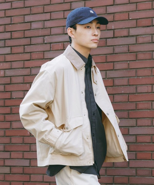 RAGEBLUE(レイジブルー)の「Corduroy Design Hunting Jacket/ 襟コーデュロイハンティングジャケット(ブルゾン・メンズ・ブラック/グレー/オフホワイト/グリーン・MEDIUM/LARGE)」の8枚目の写真