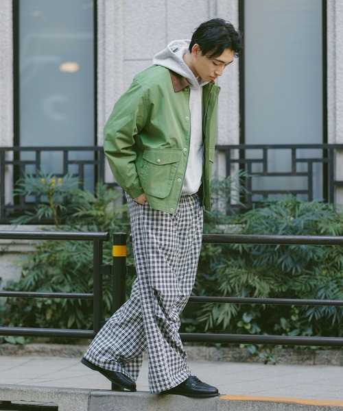 RAGEBLUE(レイジブルー)の「Corduroy Design Hunting Jacket/ 襟コーデュロイハンティングジャケット(ブルゾン・メンズ・ブラック/グレー/オフホワイト/グリーン・MEDIUM/LARGE)」の22枚目の写真