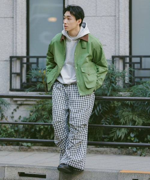 RAGEBLUE(レイジブルー)の「Corduroy Design Hunting Jacket/ 襟コーデュロイハンティングジャケット(ブルゾン・メンズ・ブラック/グレー/オフホワイト/グリーン・MEDIUM/LARGE)」の21枚目の写真