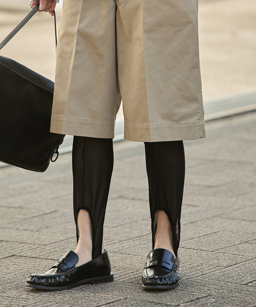 MARCOMONDE(マルコモンド)の「【MARCOMONDE / マルコモンド】 stirrup leggings(ソックス/靴下・レディース・ブラック・1)」の3枚目の写真