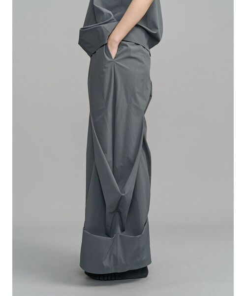 UN3D.(アンスリード)の「ROUND BOX COCOON PT / ラウンドボックスコクーンパンツ(その他パンツ・レディース・ブルー/グレー/ブラック/イエロー/ホワイト・38/36)」の11枚目の写真