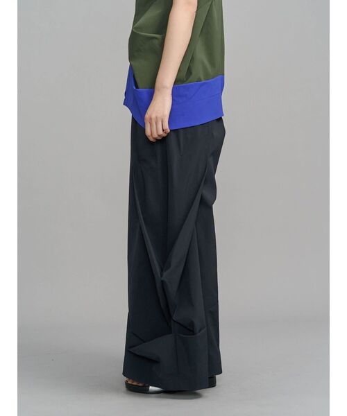 UN3D.(アンスリード)の「ROUND BOX COCOON PT / ラウンドボックスコクーンパンツ(その他パンツ・レディース・ブルー/グレー/ブラック/イエロー/ホワイト・38/36)」の21枚目の写真