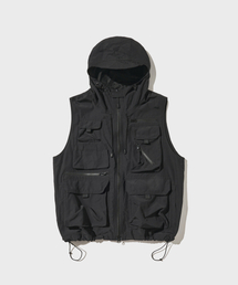 OUTSTANDING（アウトスタンディング）の「SAFARI HOOD VEST_BLACK（ベスト）」