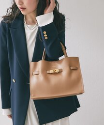 La boutique BonBon | 【ヴィオラドーロ】イタリアンWフェイス型押しレザートート(トートバッグ)