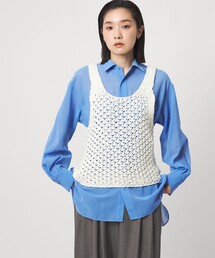 CITEN | ＜CITEN＞メッシュニットベスト(ベスト)