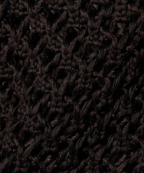 CITEN（シテン）の「＜CITEN＞メッシュニットベスト（ベスト・レディース・ブラック/ダークブラウン/オフホワイト・FREE）」の20枚目の写真