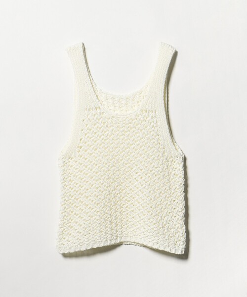 CITEN（シテン）の「＜CITEN＞メッシュニットベスト（ベスト・レディース・ブラック/ダークブラウン/オフホワイト・FREE）」の21枚目の写真