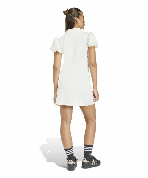 adidas(アディダス)の「adidas originals DRESS WITH BALLOON SLEEVES(アディダスオリジナルス バルーンスリーブ付きワンピース)(ワンピース・レディース・オフホワイト・SMALL/MEDIUM/LARGE)」の3枚目の写真