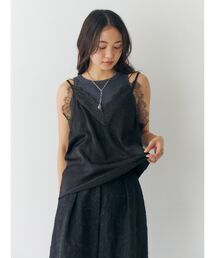 Ungrid | レースデザインサテンキャミソール(キャミソール)