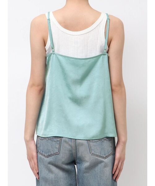 Ungrid(アングリッド)の「レースデザインサテンキャミソール(キャミソール・レディース・ピンク/ブラック/ブルー・FREE)」の12枚目の写真