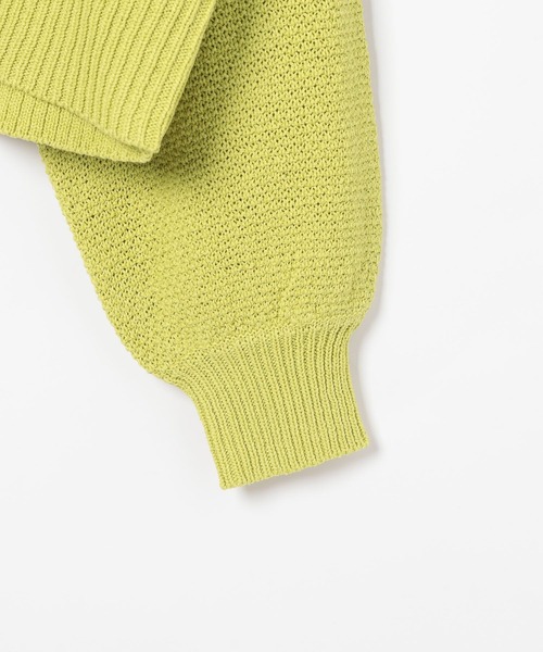 LEPSIM（レプシィム）の「5ゲージカノコカーディガン　639447（カーディガン/ボレロ・レディース・ブラック/ナチュラル・FREE）」の11枚目の写真