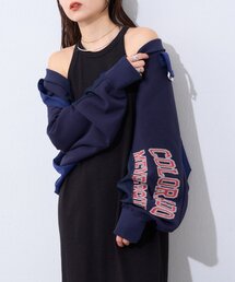 etsinta（エシンタ）の「【etsinta】リメイクスウェット2wayボレロ（Tシャツ/カットソー）」