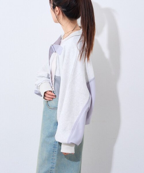 etsinta（エシンタ）の「【etsinta】リメイクスウェット2wayボレロ（Tシャツ/カットソー・レディース・グレー/ネイビー・ONE SIZE）」の7枚目の写真
