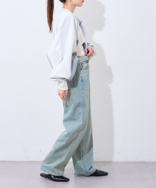 etsinta（エシンタ）の「【etsinta】リメイクスウェット2wayボレロ（Tシャツ/カットソー・レディース・グレー/ネイビー・ONE SIZE）」の13枚目の写真