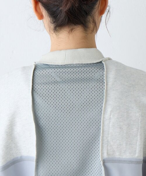 etsinta（エシンタ）の「【etsinta】リメイクスウェット2wayボレロ（Tシャツ/カットソー・レディース・グレー/ネイビー・ONE SIZE）」の18枚目の写真