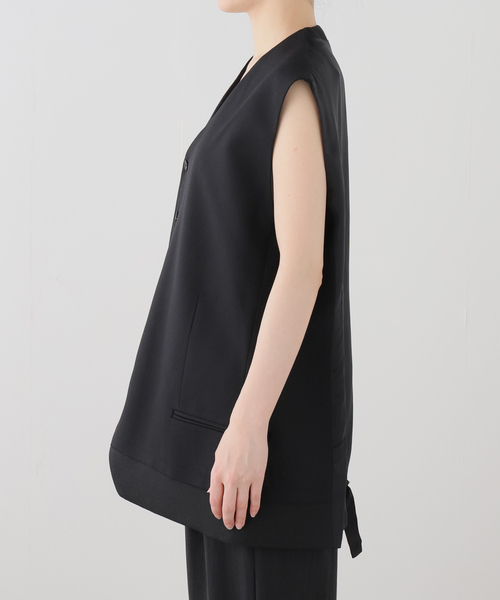 AP STUDIO(エーピーストゥディオ)の「【FRENKEN/フランケン】Waistcoat Oversized Black(スーツベスト・レディース・ブラック・FREE)」の8枚目の写真