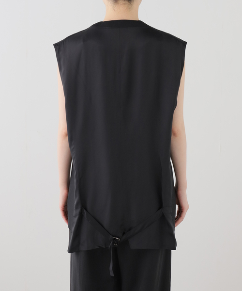 AP STUDIO(エーピーストゥディオ)の「【FRENKEN/フランケン】Waistcoat Oversized Black(スーツベスト・レディース・ブラック・FREE)」の9枚目の写真