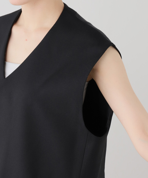 AP STUDIO(エーピーストゥディオ)の「【FRENKEN/フランケン】Waistcoat Oversized Black(スーツベスト・レディース・ブラック・FREE)」の10枚目の写真