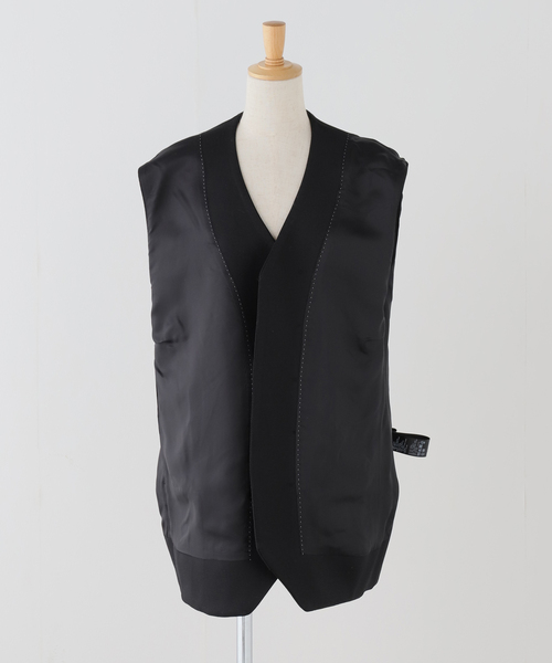 AP STUDIO(エーピーストゥディオ)の「【FRENKEN/フランケン】Waistcoat Oversized Black(スーツベスト・レディース・ブラック・FREE)」の13枚目の写真