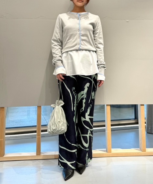 LOVELESS（ラブレス）の「ニュアンスパターンイージーパンツ（その他パンツ・レディース・ブルー系その他7・34/36）」の3枚目の写真