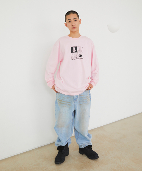 LMCの「MELTING BEAR LONG SLV TEE pink（Tシャツ/カットソー・レディース・その他・LARGE/MEDIUM/X-LARGE/SMALL）」の2枚目の写真