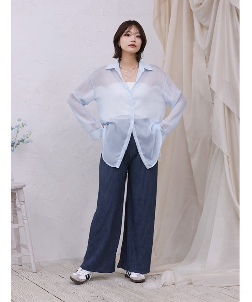 fifth(フィフス)の「リラックスプリーツパンツ(その他パンツ・レディース・ブルー系その他/アイボリー/ブラック・M)」の18枚目の写真