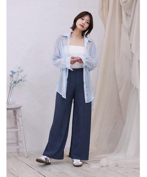 fifth(フィフス)の「リラックスプリーツパンツ(その他パンツ・レディース・ブルー系その他/アイボリー/ブラック・M)」の19枚目の写真