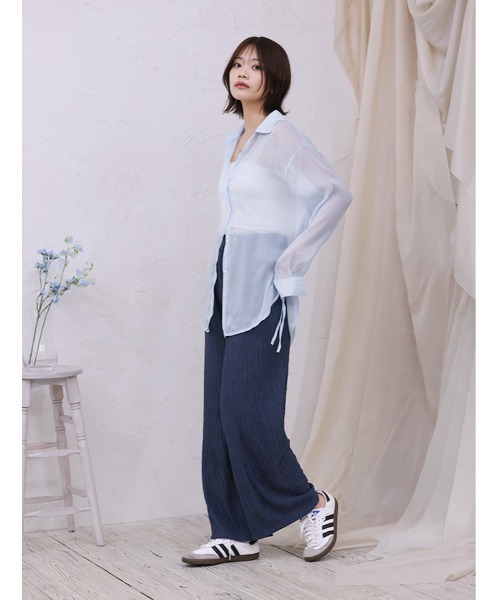 fifth(フィフス)の「リラックスプリーツパンツ(その他パンツ・レディース・ブルー系その他/アイボリー/ブラック・M)」の21枚目の写真