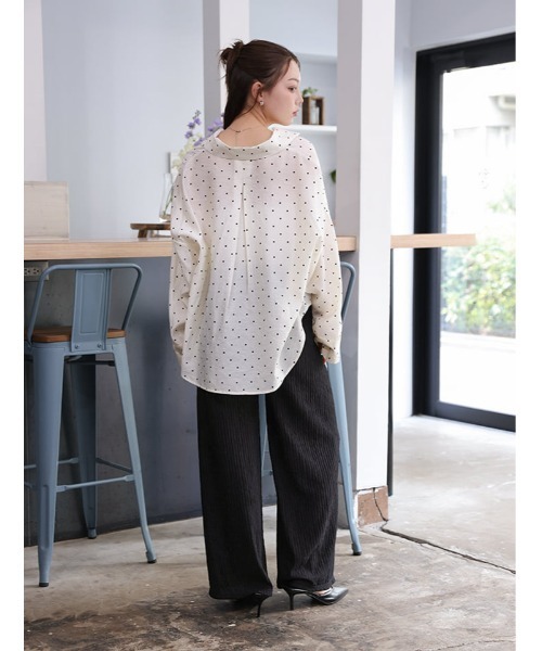 fifth(フィフス)の「リラックスプリーツパンツ(その他パンツ・レディース・ブルー系その他/アイボリー/ブラック・M)」の10枚目の写真